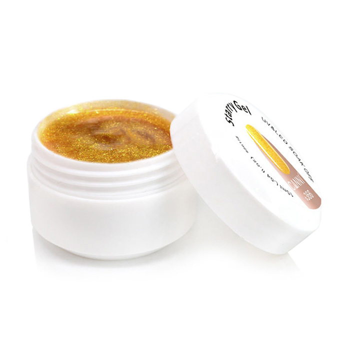 Глітерний гель для нігтів Canni Starry Gel Зоряний пил, 366, 15 мл