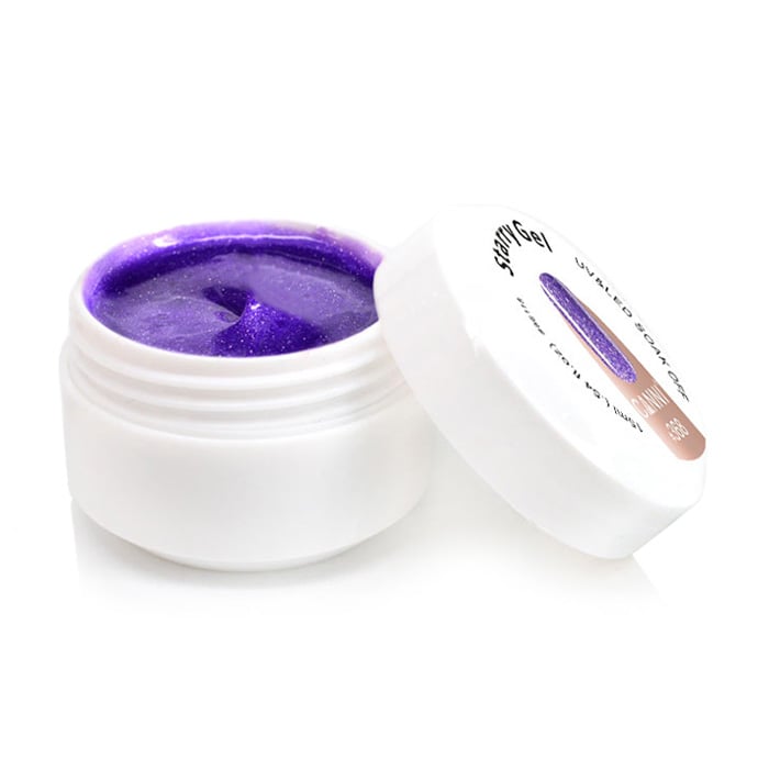 Глітерний гель для нігтів Canni Starry Gel Зоряний пил, 368, 15 мл